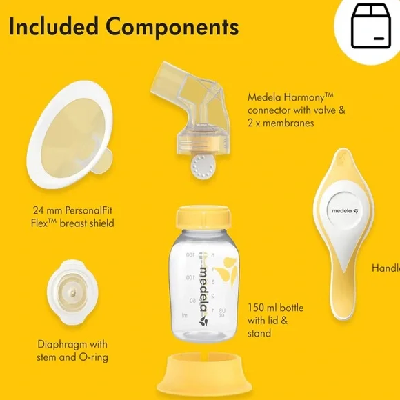 Medela Harmony Manual Breast Pump - Picture 8 of 9
